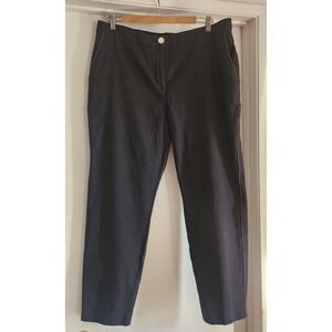 Ted Baker London‎ Women's Size 5 Black Geometric Print Cropped Trouser Pants